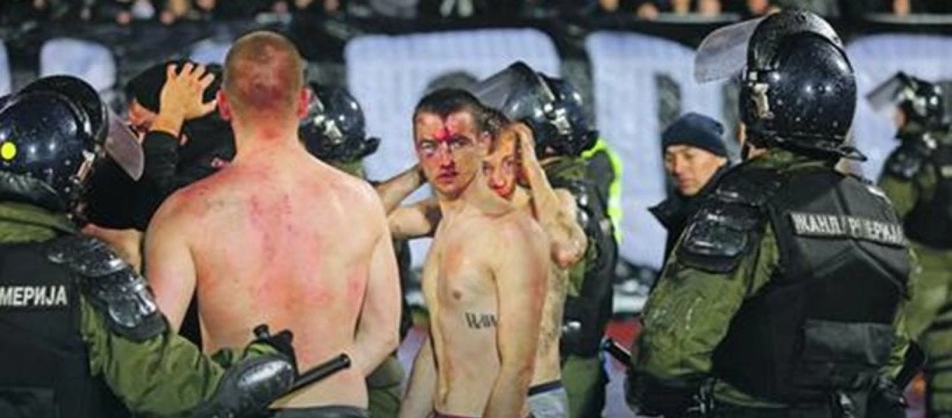 Βελιγράδι: Νέο σοκαριστικό βίντεο από τα επεισόδια με κροάτες χούλιγκανς